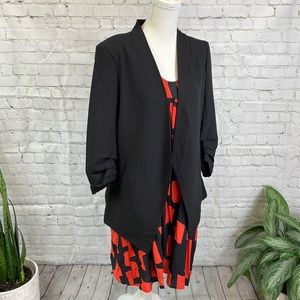 Black longer length blazer